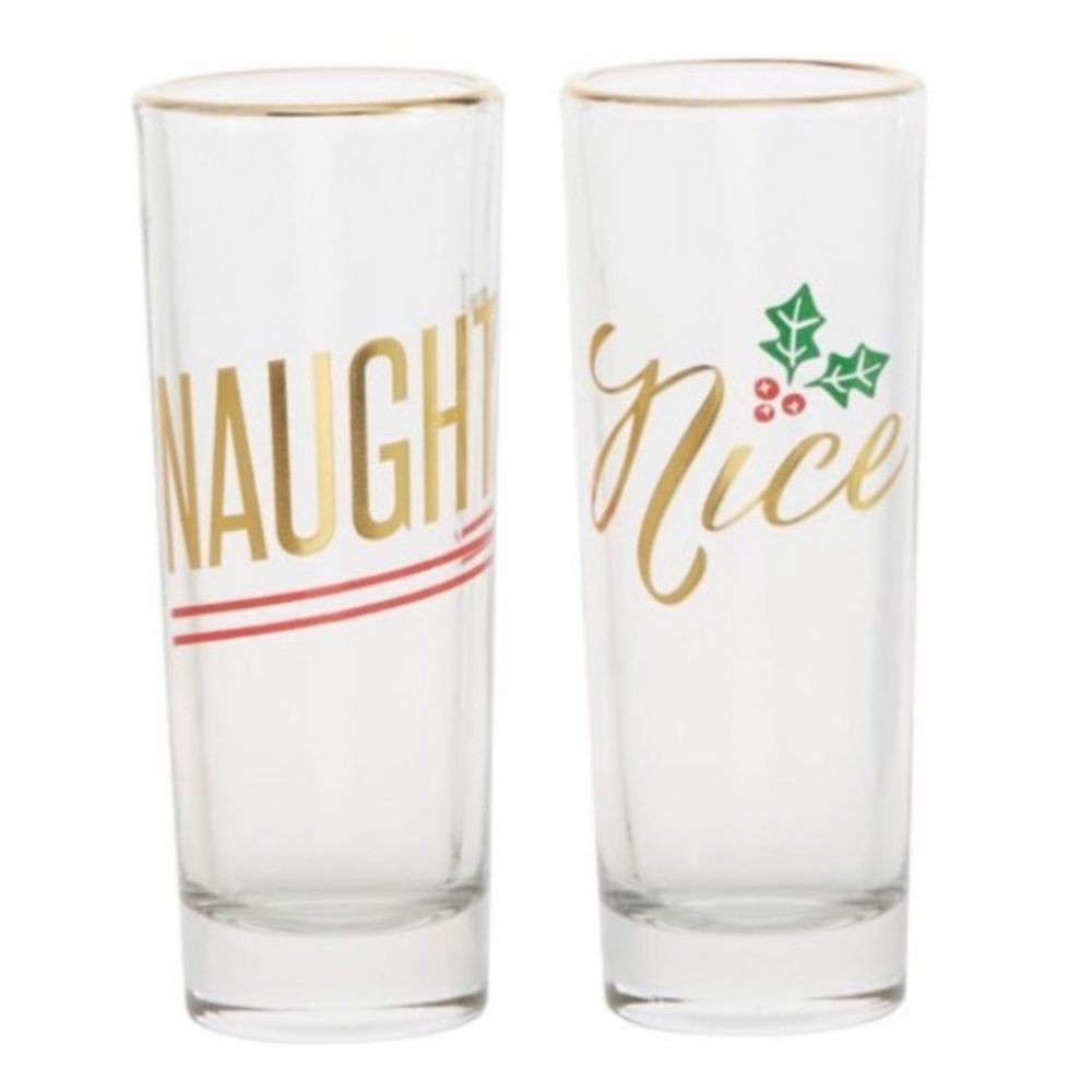 Pottery Barn | Christmas Shot Glasses Set